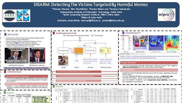 DISARM: Detecting the Victims Targeted by Harmful Memes