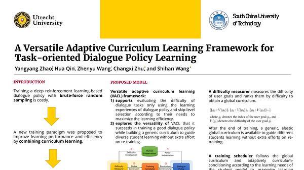 A Versatile Adaptive Curriculum Learning Framework for Task-oriented Dialogue Policy Learning