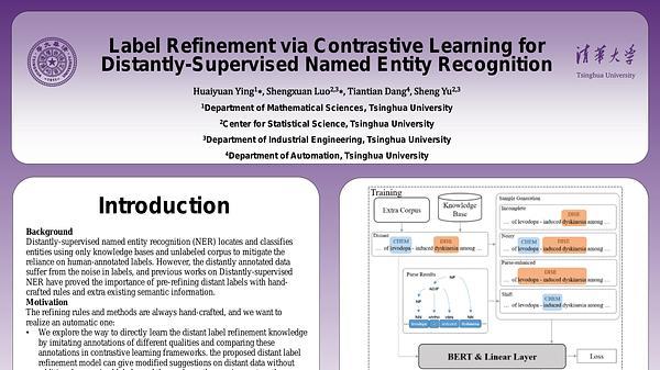 Label Refinement via Contrastive Learning for Distantly-Supervised Named Entity Recognition