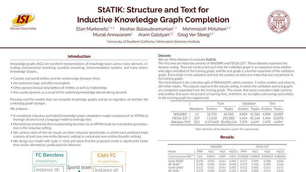 StATIK: Structure and Text for Inductive Knowledge Graph Completion