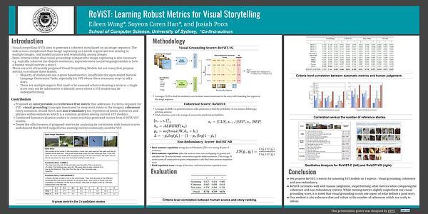 RoViST: Learning Robust Metrics for Visual Storytelling