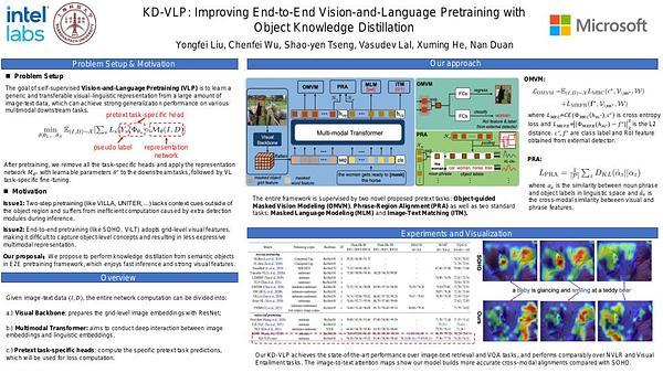 KD-VLP: Improving End-to-End Vision-and-Language Pretraining with Object Knowledge Distillation