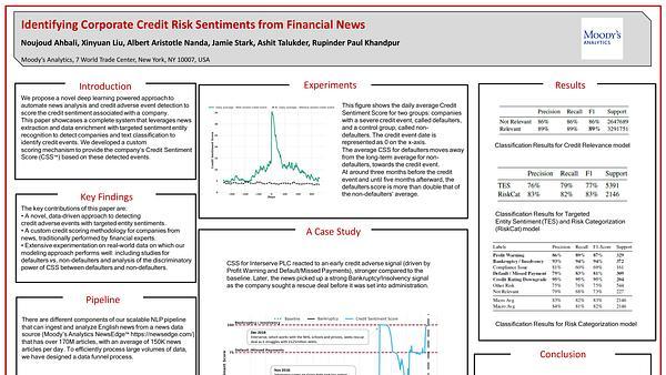 Identifying Corporate Credit Risk Sentiments from Financial News