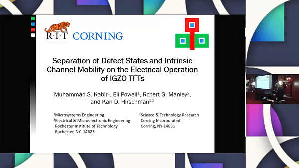 Separation of Defect States and Intrinsic Channel Mobility on the Electrical Operation of IGZO TFTs