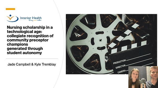 Nursing scholarship in a technological age: collegiate recognition of community preceptor champions generated through student autonomy