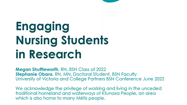 Engaging Nursing Students in Research
