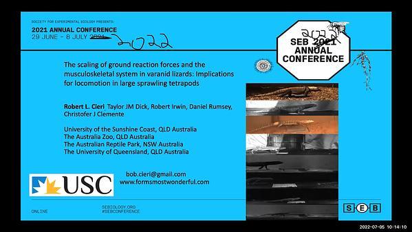 Locomotor joint moments in monitor lizards (Varanidae) and the scaling of locomotion in sprawling tetrapods