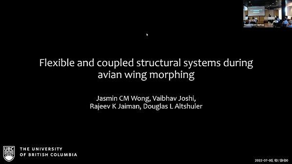Mechanisms for aerostructural flow control during avian wing morphing
