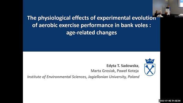 The physiological effects of experimental evolution of aerobic exercise performance in bank voles