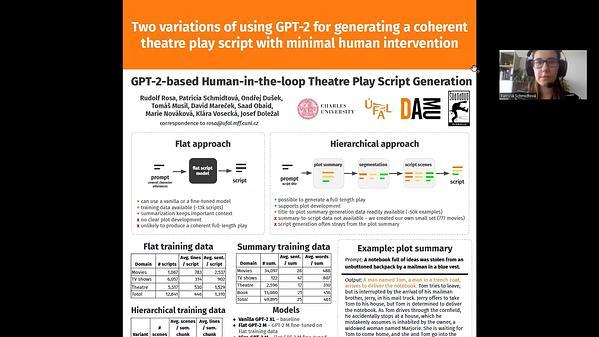 GPT-2-based Human-in-the-loop Theatre Play Script Generation