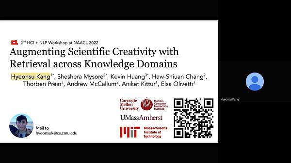 Augmenting Scientific Creativity with Retrieval across Knowledge Domains