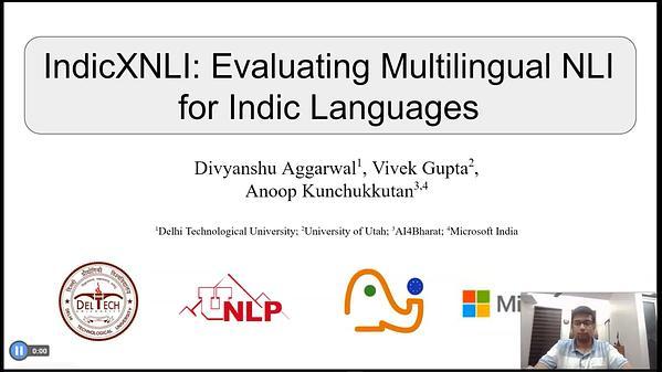 INDICXNLI: Evaluating Multilingual Inference for Indian Languages