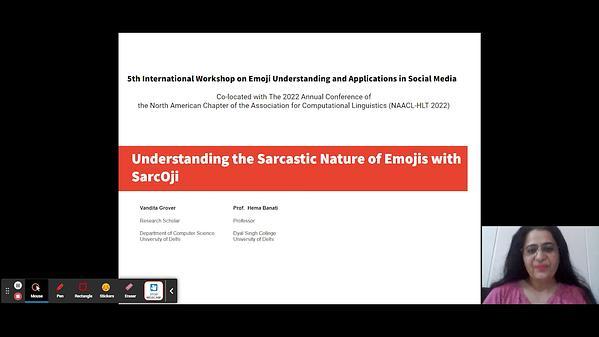 Understanding the Sarcastic Nature of Emojis with SarcOji