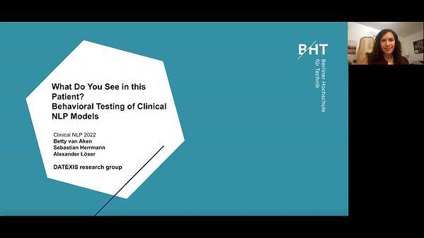 What Do You See in this Patient? Behavioral Testing of Clinical NLP Models