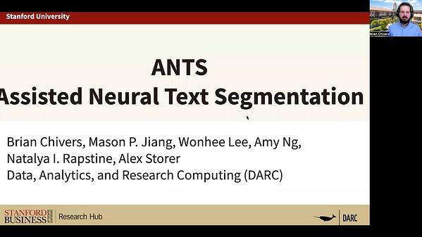 ANTS: A Framework for Retrieval of Text Segments in Unstructured Documents