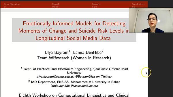 Emotionally-Informed Models for Detecting Moments of Change and Suicide Risk Levels in Longitudinal Social Media Data