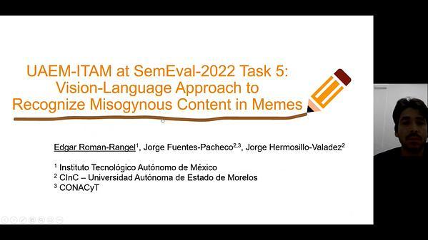 UAEM-ITAM at SemEval-2022 Task 5: Vision-Language Approach to Recognize Misogynous Content in Memes