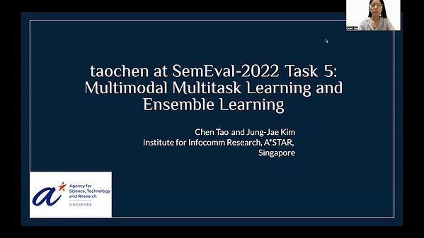 taochen at SemEval-2022 Task 5: Multimodal Multitask Learning and Ensemble Learning
