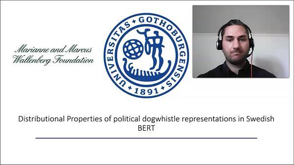 Distributional properties of political dogwhistle representations in Swedish
BERT
