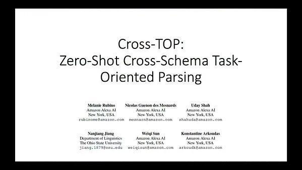 Cross-TOP: Zero-Shot Cross-Schema Task-Oriented Parsing