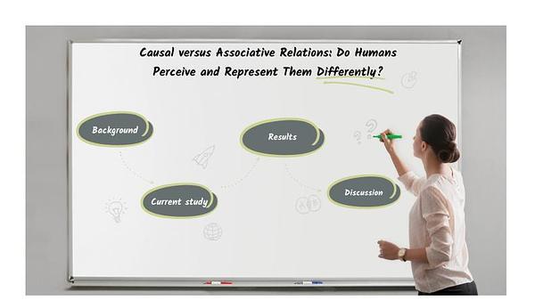 Causal versus Associative Relations: Do Humans Perceive and Represent Them Differently?
