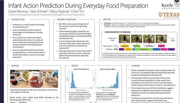 Infant Action Prediction of Everyday Food Preparation