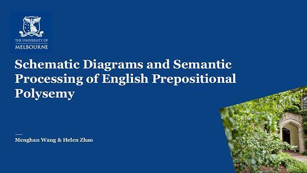 Schematic Diagrams and Semantic Processing of English Prepositional Polysemy