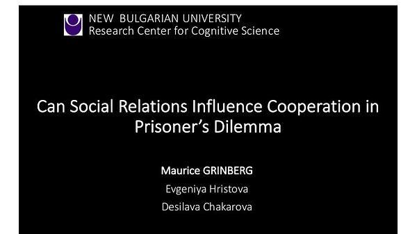 Can Social Relations Influence Cooperation in Prisoner’s Dilemma?