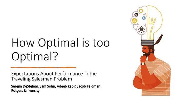 How Optimal is Too Optimal? Expectations About Performance in the Traveling Salesman Problem