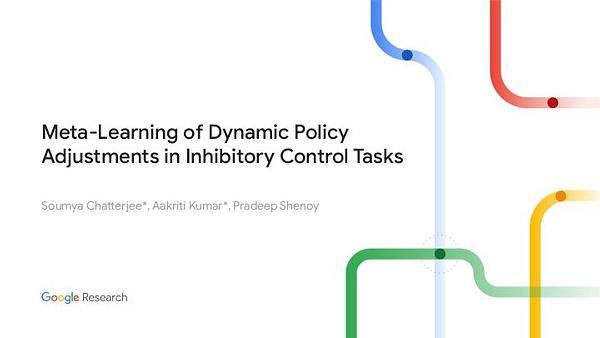 Meta-Learning of Dynamic Policy Adjustments in Inhibitory Control Tasks