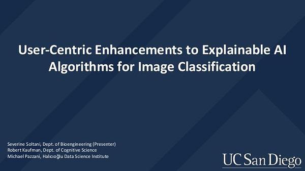 User-Centric Enhancements to Explainable AI Algorithms for Image Classification