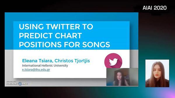 Using Twitter to Predict Chart Position for Songs