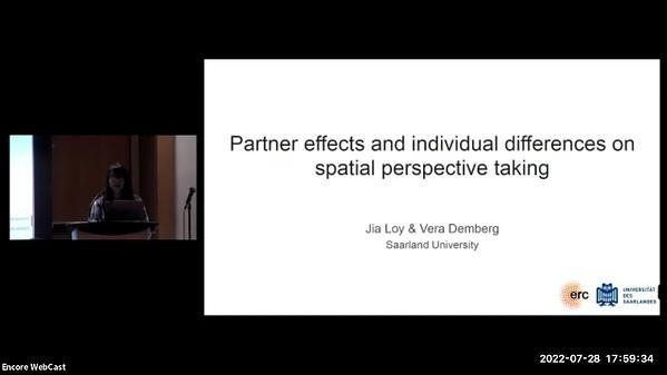 Partner effects and individual differences on perspective taking