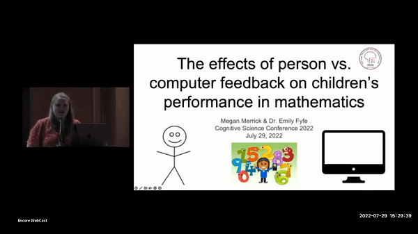 The source and type of feedback influence children's mathematics performance