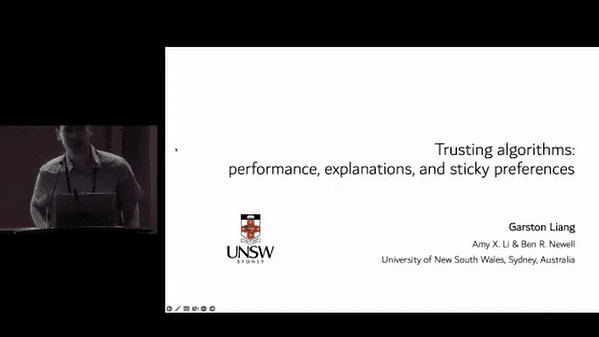 Trusting algorithms: performance, explanations, and sticky preferences