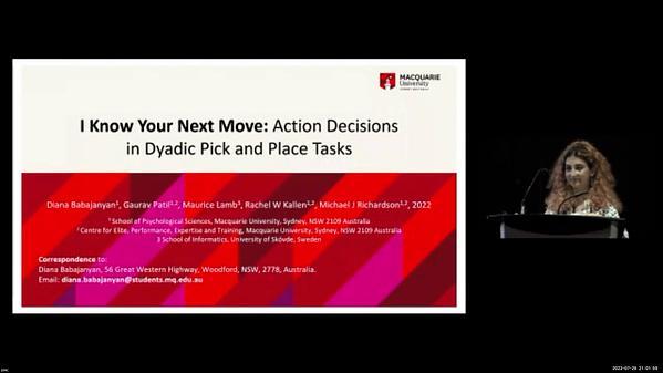 I Know Your Next Move: Action Decisions in Dyadic Pick and Place Tasks