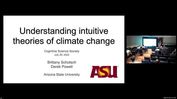 Understanding intuitive theories of climate change