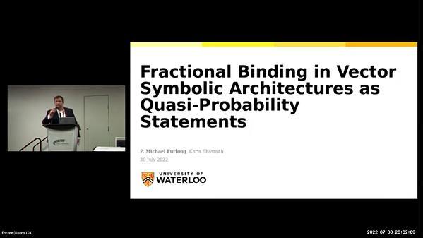 Fractional Binding in Vector Symbolic Architectures as Quasi-Probability Statements