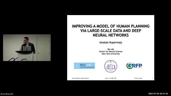 Improving a model of human planning via large-scale data and deep neural networks