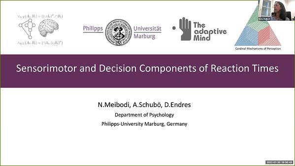 Sensorimotor processes are not a source of much noise: Sensory-motor and decision components of reaction times