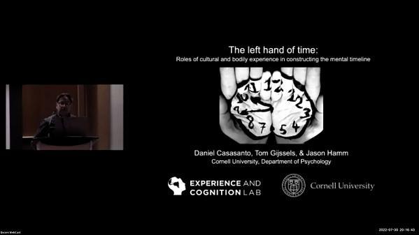 The le hand of time: Roles of cultural and bodily experience in constructing the mental timeline
