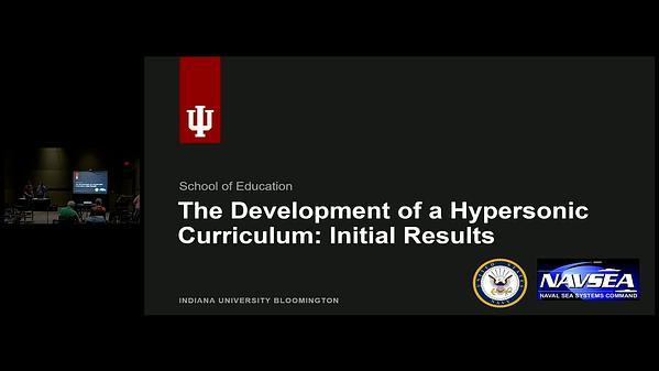 The Development of a Hypersonic Curriculum: Initial Results