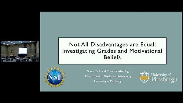 Not all Disadvantages Are Equal: Investigating Grades and Motivational Beliefs