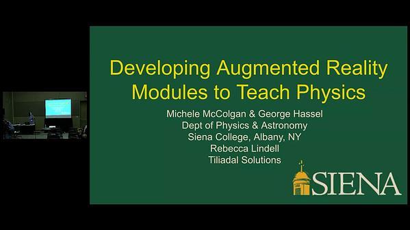 Augmented Reality Models of Physics Concepts