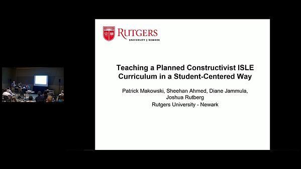 Teaching A Planned Constructivist ISLE Curriculum in A Student-centered Way