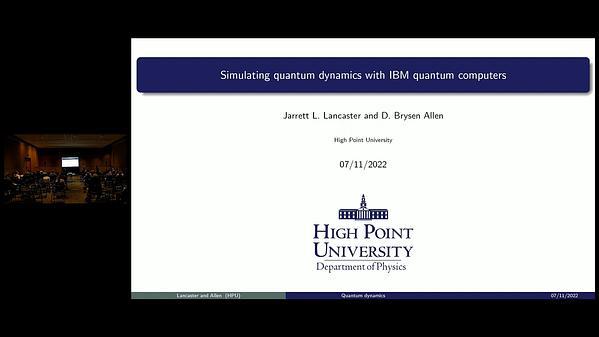 Simulating quantum dynamics with IBM quantum computers