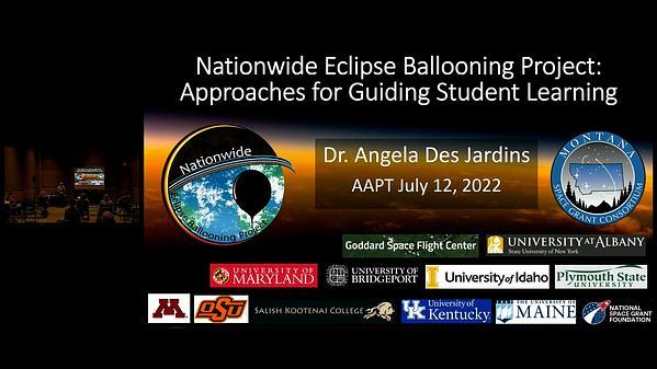 Nationwide Eclipse Ballooning Project: Approaches for Guiding Student Learning