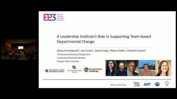 A Leadership Institute’s Role in Supporting Team-based Departmental Change