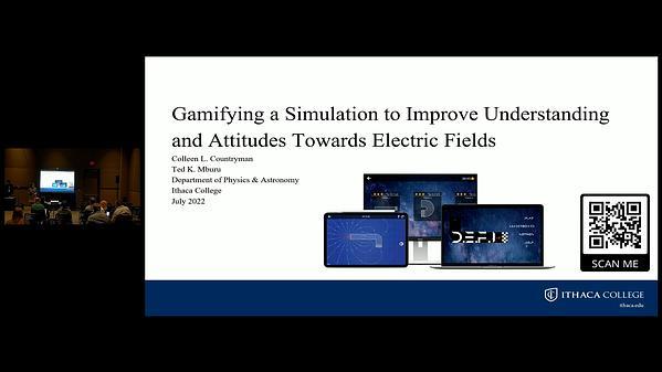Gamifying Simulation to Improve Understanding and Attitudes Towards Electric Fields