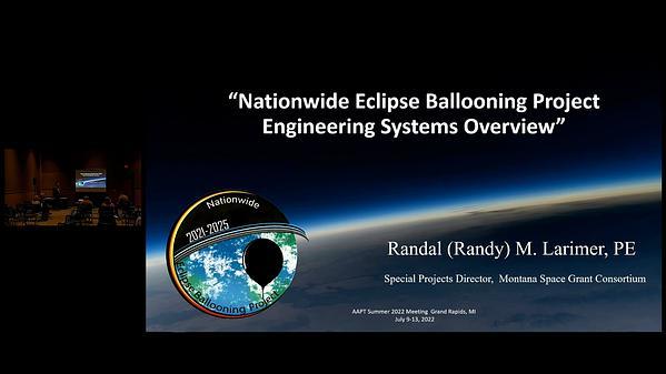 Nationwide Eclipse Ballooning Project Engineering Systems Overview
